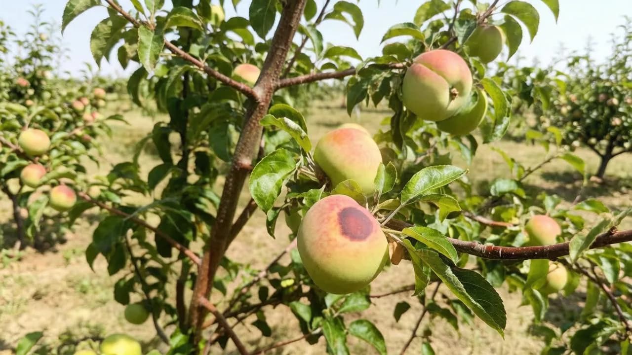 🌿 Cultivos perennes. Protección contra las quemaduras solares